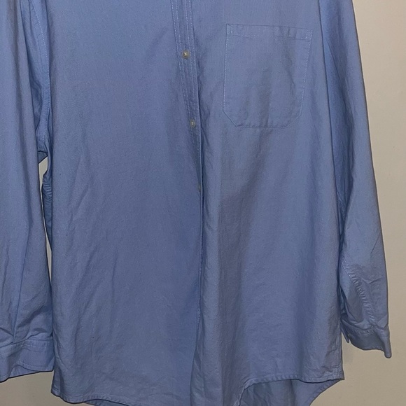 LL Bean Men’s Blue Button Up Shirt. Men’s 2x 100% Cotton. - Picture 6 of 15